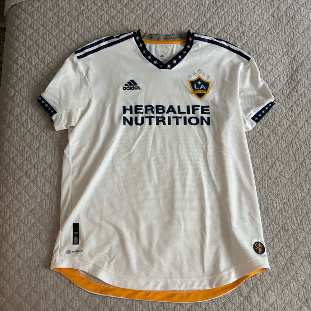 Adidas LA Galaxy White Soccer Jersey - XL